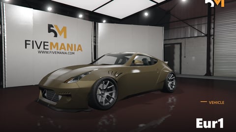 FIVEM Eur1 | Custom Sports Car [Unbadged] Add-On | Widebody Kit | Custom Front Bumper | Interior & Exterior | Optimized | Fivem Ready | High Quality cover