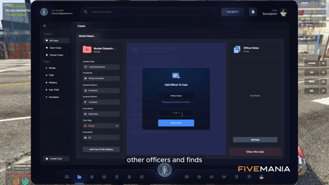 FIVEM Police MDT and Dispatch System | Comprehensive Law Enforcement Tool | Live Map, Dispatch Calls, Citizen & Case Management, Department Overview | Add-On | Optimized | Fivem Ready | High Quality, image 34