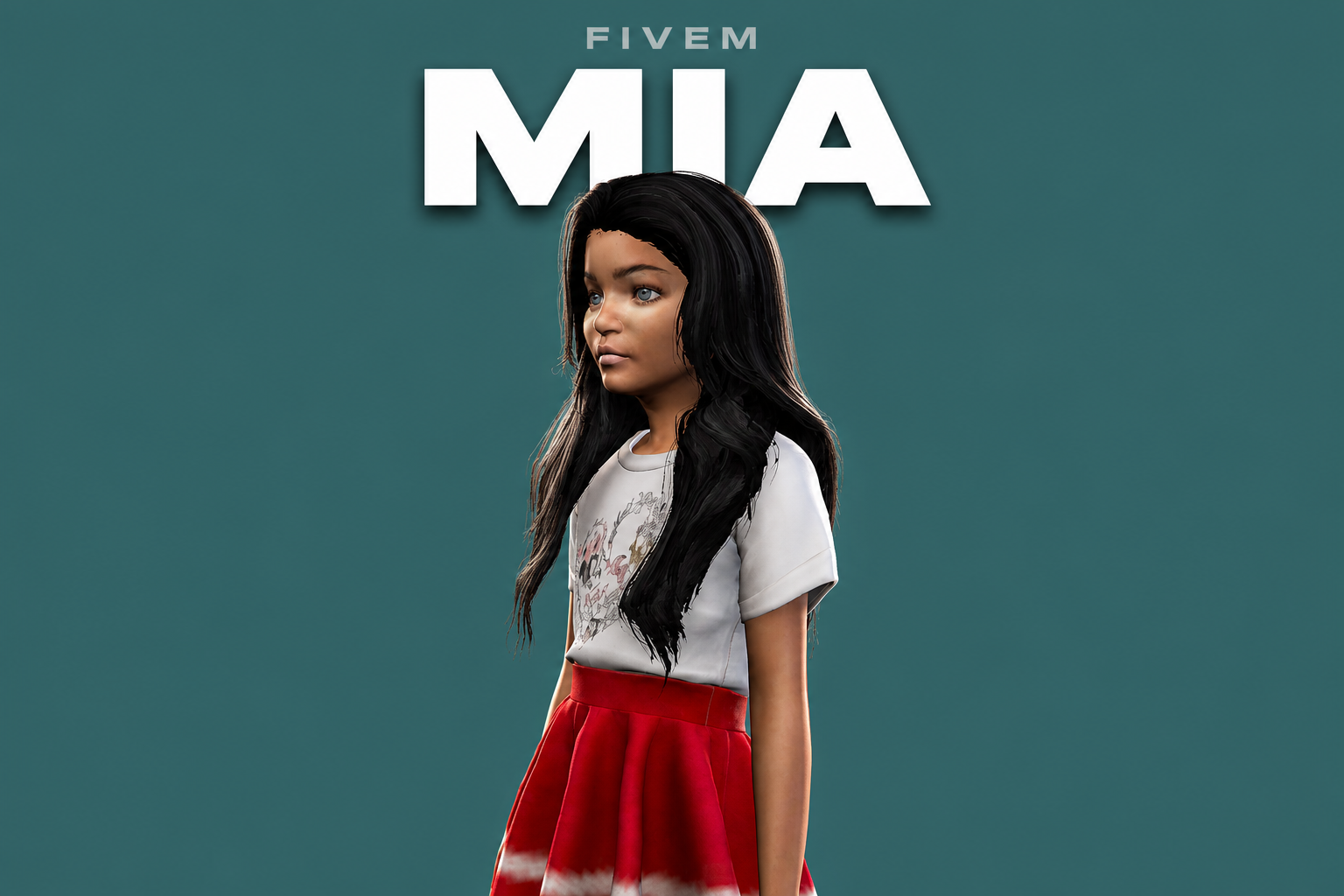 Mia | Female Teen Ped | Optimized & Fivem Ready [Add-On]