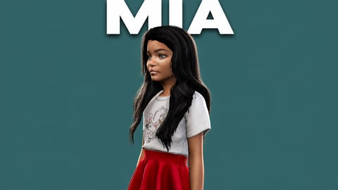 Mia | Female Teen Ped | Optimized & Fivem Ready [Add-On] cover