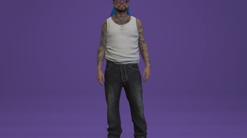 Salvo | Male Ped | Multiple Outfits | Optimized & Fivem Ready [Add-On] — image 6