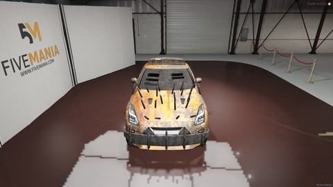 FIVEM Hawk | Post-Apocalyptic Sports Car [Unbadged] Add-On | Custom Armor | Spikes & Roof Rack | Unique Textures | Add-On | Optimized | Fivem Ready | High Quality, image 5