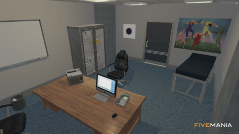 FIVEM Oceanmedical | Modern Medical Center MLO | Interior & Exterior | Parking Garage | Rooftop Patio | Lab & Offices | Add-On | Optimized | Fivem Ready | High Quality — image 22