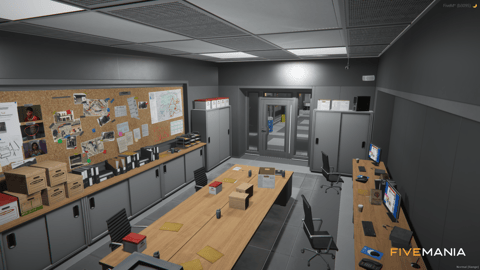 FIVEM La Puerta Lspd | Lore-Friendly Police Station MLO | Interior & Exterior | Shooting Range | Detention Cells | Conference Room | Add-On | Optimized | Fivem Ready | High Quality — image 18