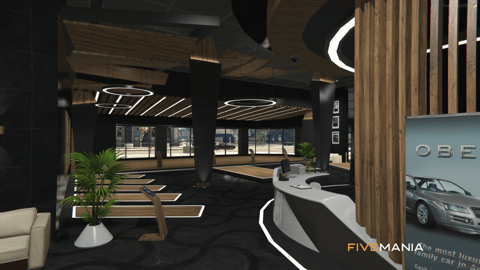 FIVEM Los Santos Motors Dealership | Luxury Car Dealership MLO | Interior & Exterior | Showroom & Offices | Mechanic Garage | Add-On | Optimized | Fivem Ready | High Quality — image 14