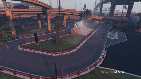 FIVEM Bennys Racetrack | Custom Racing Circuit MLO | Interior & Exterior | Track Lighting | Seating Area | Add-On | Optimized | Fivem Ready | High Quality — image 3