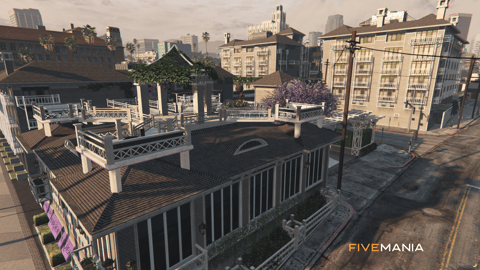 FIVEM Mirror Restaurant | Luxury Multi-Level Restaurant MLO | Interior & Exterior | Outdoor Bar | Rooftop Lounge | Custom Props | Add-On | Optimized | Fivem Ready | High Quality — image 3