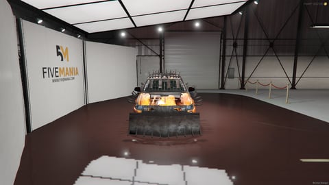 FIVEM Wasp | Apocalyptic Battle Car [Unbadged] Add-On | Custom Armor | Spikes & Plow | Unique Livery | Add-On | Optimized | Fivem Ready | High Quality, image 4