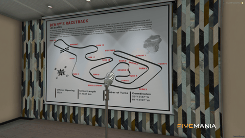 FIVEM Bennys Racetrack | Custom Racing Circuit MLO | Interior & Exterior | Track Lighting | Seating Area | Add-On | Optimized | Fivem Ready | High Quality — image 14