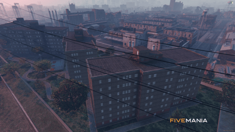 FIVEM New York Block | Urban Apartment Complex MLO | Basketball Court | Playground | Detailed Exterior | Add-On | Optimized | Fivem Ready | High Quality — image 3