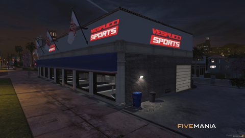 FIVEM Vespucci Sports Dealership | Modern Vehicle Dealership MLO | Interior & Exterior | Offices & Showroom | Add-On | Optimized | Fivem Ready | High Quality — image 3