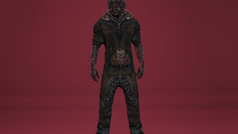 Mortimer | FiveM Male Ped | Mutated Zombie Character | Multiple Outfits | Optimized & Fivem Ready [Add-On], image 5
