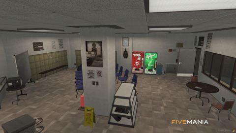 FIVEM Fib Secret Building | Secret Government Facility MLO | Interior & Exterior | Multiple Offices | Armory | Add-On | Optimized | Fivem Ready | High Quality — image 25