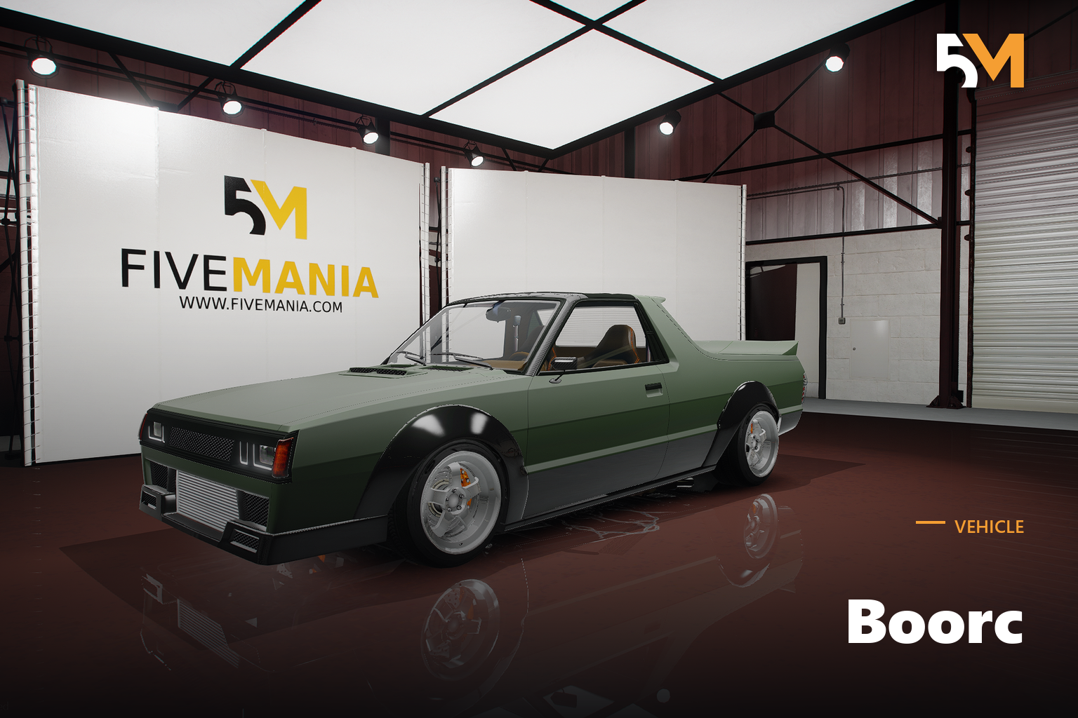 FIVEM Boorc | Custom Utility Vehicle [Unbadged] Add-On | Interior & Exterior | Custom Body Kit | Working Lights | Optimized | Fivem Ready | High Quality