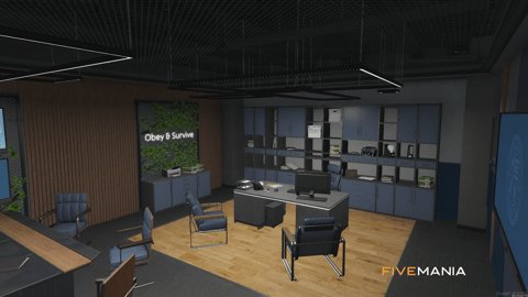 FIVEM Mission Row Pd V4 | Modern Police Station MLO | Interior & Exterior | Multiple Rooms | Control Room | Jail Cells | Add-On | Optimized | Fivem Ready | High Quality — image 19
