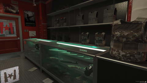 FIVEM Ammunation Reworked V2 | Custom Gun Store MLO | Interior & Exterior | Weapon Displays | Custom Props | Add-On | Optimized | Fivem Ready | High Quality — image 7