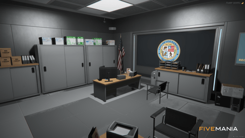 FIVEM La Puerta Lspd | Lore-Friendly Police Station MLO | Interior & Exterior | Shooting Range | Detention Cells | Conference Room | Add-On | Optimized | Fivem Ready | High Quality — image 20