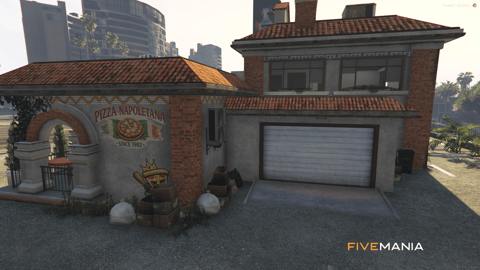 FIVEM The Italian Pizza Restaurant | Authentic Dining MLO | Interior & Exterior | Detailed Bar | Kitchen & Storage | Add-On | Optimized | Fivem Ready | High Quality — image 3