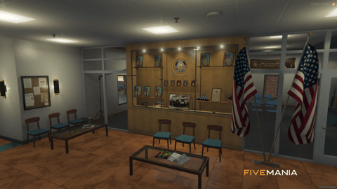 FIVEM Davis Sheriff Station | Detailed Police Station MLO | Interior & Exterior | Shooting Range | Jail Cells | Offices | Add-On | Optimized | Fivem Ready | High Quality — image 7