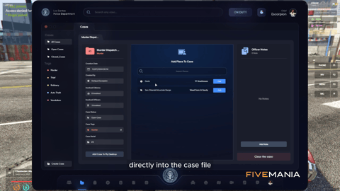 FIVEM Police MDT and Dispatch System | Comprehensive Law Enforcement Tool | Live Map, Dispatch Calls, Citizen & Case Management, Department Overview | Add-On | Optimized | Fivem Ready | High Quality, image 35