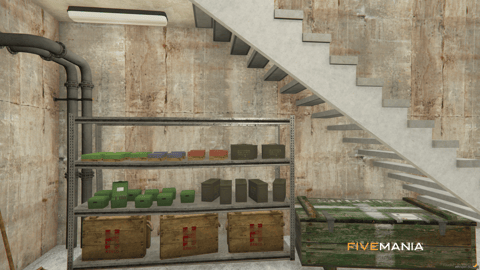 FIVEM Underground Weapon Dealer, Black Market Armory MLO, image 6