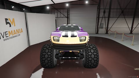 FIVEM Ford GT Monster Truck | Lore Friendly Monster Truck | Custom Livery | Big Wheels | Off-Road Ready | Add-On | Optimized | Fivem Ready | High Quality, image 4