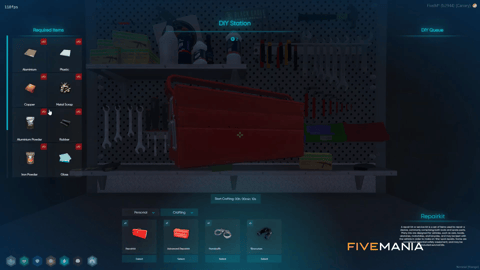 FIVEM Crafting Bench | Advanced Crafting System | Weapon Customization | Resource Management | DIY Station | Add-On | Optimized | Fivem Ready | High Quality, image 9