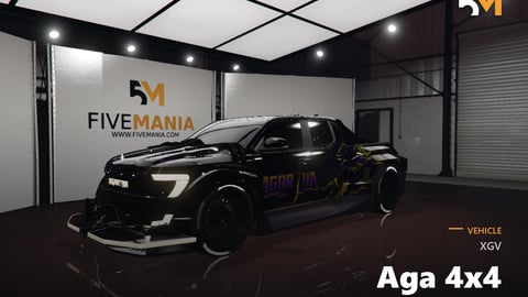 FIVEM Xgv Aga 4x4 | Aggressive Custom SUV [Unbadged] Add-On | Custom Livery | Custom Body Kit | Working Lights | Optimized | Fivem Ready | High Quality cover