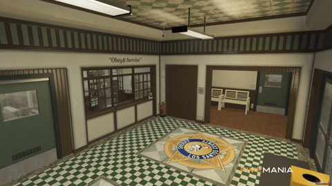 FIVEM Sandy Sheriff | Detailed Law Enforcement MLO | Interior & Exterior | Jail Cells | Office Spaces | Garage | Add-On | Optimized | Fivem Ready | High Quality — image 7