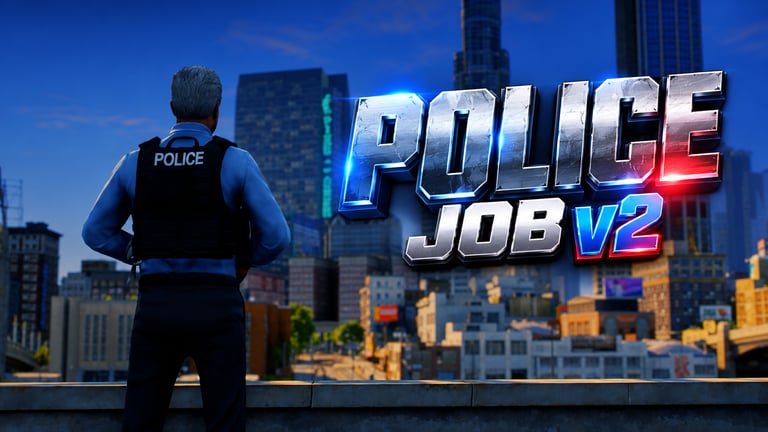 FIVEM Police Job v2, Comprehensive Police Roleplay Script