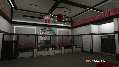 FIVEM Maze Bank | Modern Bank MLO | Interior & Exterior | Vault & Offices | Add-On | Optimized | Fivem Ready | High Quality — image 4