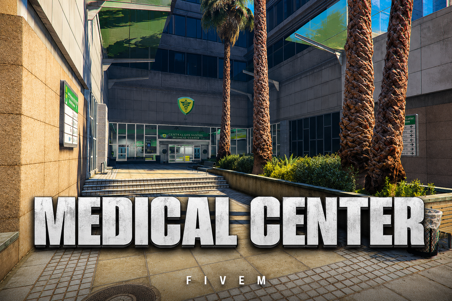 FIVEM Medical Center | Comprehensive Hospital MLO | Interior & Exterior | Multiple Departments | Waiting Areas | Gift Shop | Add-On | Optimized | Fivem Ready | High Quality