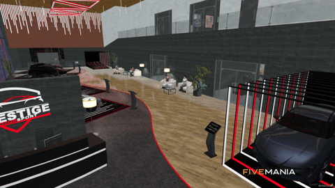 FIVEM Prestige Motorsport Dealership | Luxury Vehicle Dealership MLO | Interior & Exterior | Showroom | Offices | Service Garage | Add-On | Optimized | Fivem Ready | High Quality — image 4