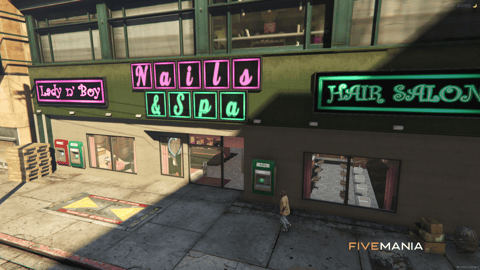 FIVEM Nail Shop | Modern Nail & Hair Salon MLO | Interior & Exterior | Spa Services | Hair Styling Stations | Add-On | Optimized | Fivem Ready | High Quality — image 2