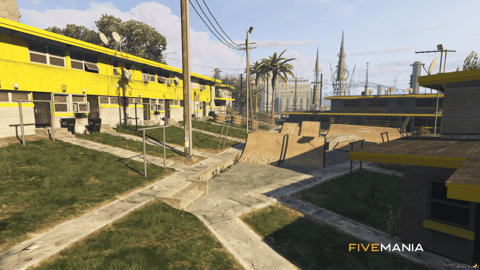 FIVEM Vagos Hood | Custom Gang Territory MLO | Boxing Ring | Custom Murals | Outdoor Area | Add-On | Optimized | Fivem Ready | High Quality — image 14