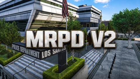 FIVEM Mrpd V2 | Enhanced Police Station MLO | Interior & Exterior | Offices & Interrogation Rooms | Optimized | Add-On | Fivem Ready | High Quality cover