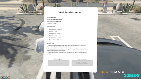 FIVEM Used Car Business | Comprehensive Dealership Script | Vehicle Sales & Contracts | Test Drives | Inspection | Add-On | Optimized | Fivem Ready | High Quality, image 37