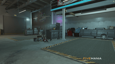 FIVEM Paleto Bennys | Custom Mechanic Shop MLO | Interior & Exterior | Lounge Area | Stunt Track | Custom Props | Add-On | Optimized | Fivem Ready | High Quality — image 23