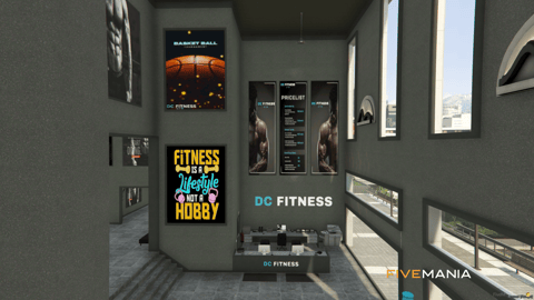 FIVEM Gym Fitness Center, Modern Workout Gym MLO, image 4