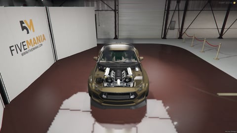 FIVEM Domgt1c | Highly Modified Drag Car [Unbadged] Add-On | Exposed Engine & Widebody | Drag Setup | Optimized | Fivem Ready | High Quality, image 5
