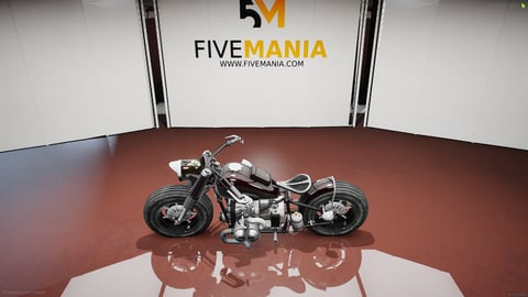 FIVEM Bm | Custom Cruiser Motorcycle [Unbadged] Add-On | Working Lights | High Quality Model | Add-On | Optimized | Fivem Ready | High Quality — image 7