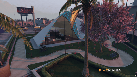 FIVEM Airport Square | Modern Airport Area MLO | Interior & Exterior | Car Rental & Cafe | Add-On | Optimized | Fivem Ready | High Quality — image 3