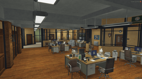 FIVEM Mrpd V2 | Enhanced Police Station MLO | Interior & Exterior | Offices & Interrogation Rooms | Optimized | Add-On | Fivem Ready | High Quality — image 10