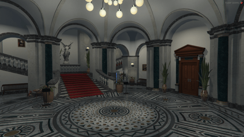 FIVEM Townhall | Grand Civic Building MLO | Interior & Exterior | Offices | Meeting Room | Courtroom | Add-On | Optimized | Fivem Ready | High Quality — image 3