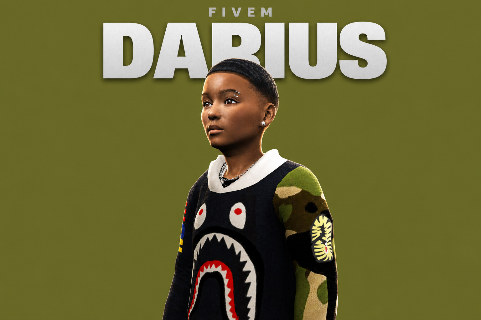 Darius | Male Teen Ped | Multiple Outfits | Optimized & Fivem Ready [Add-On]