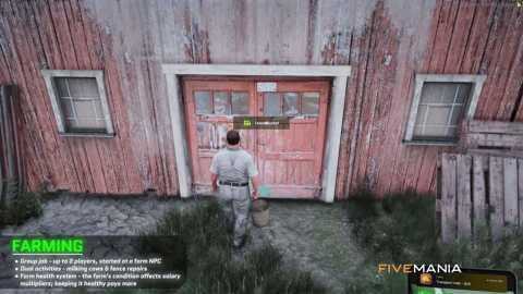 FIVEM Farming Job Script | Immersive Roleplay Activity | Group Job | Milking & Fence Repairs | Farm Health System | Open World Farming | Crop Growth | Add-On | Optimized | Fivem Ready | High Quality, image 9
