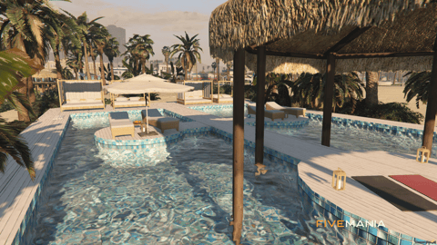 FIVEM Vespucci Beach Club | Luxury Beachfront MLO | Pools & Bars | DJ Booth | Seating Areas | Exterior Map | Add-On | Optimized | Fivem Ready | High Quality — image 10