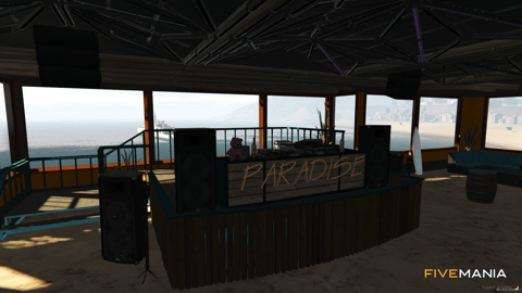 FIVEM Pearls Lounge | Coastal Seafood Restaurant & Lounge MLO | Interior & Exterior | Outdoor Seating | DJ Booth | Add-On | Optimized | Fivem Ready | High Quality — image 7