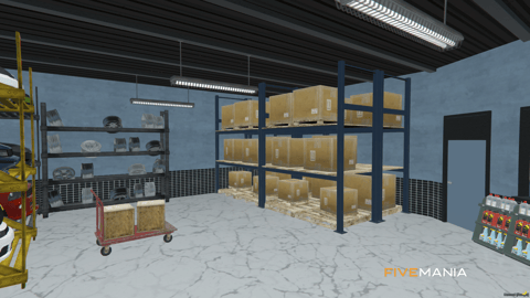 FIVEM West Coast Garage | Full-Service Garage MLO | Interior & Exterior | Multiple Repair Bays | Office & Lounge | Add-On | Optimized | Fivem Ready | High Quality — image 11