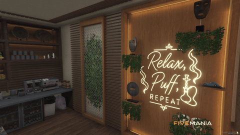 FIVEM Vespucci Hookah Lounge | Modern Interior MLO | Interior & Exterior | Custom Props | Add-On | Optimized | Fivem Ready | High Quality — image 13